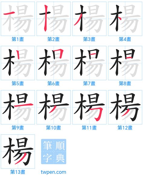 楊 筆畫|「楊」意思、注音、部首、筆畫查詢，楊造詞